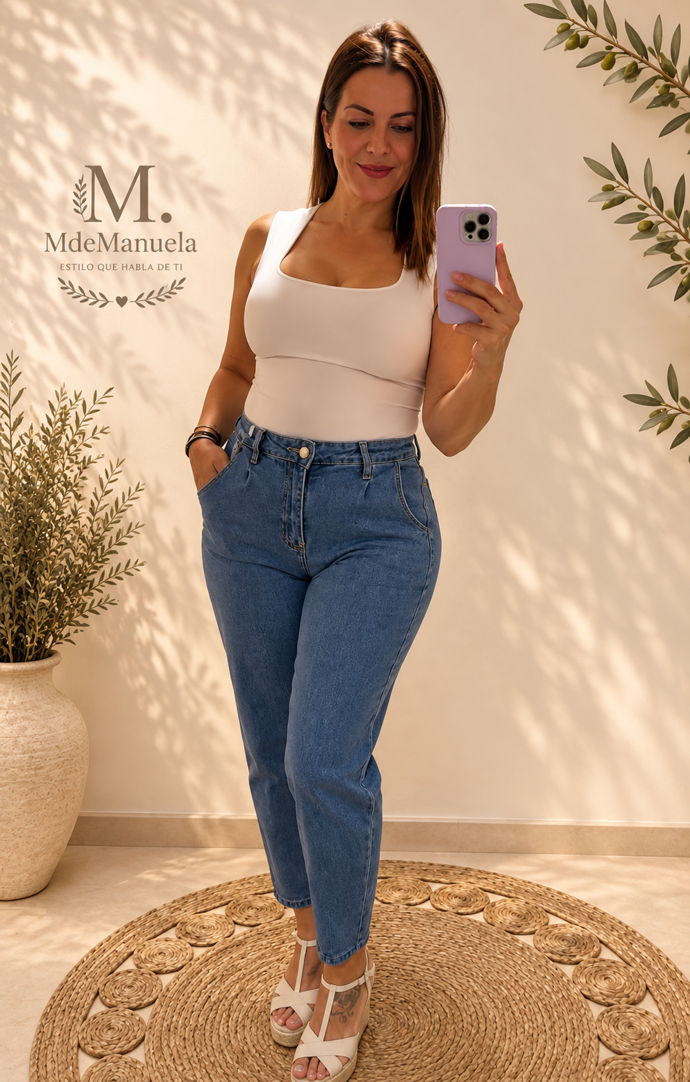 Pantalón vaqueros bailón