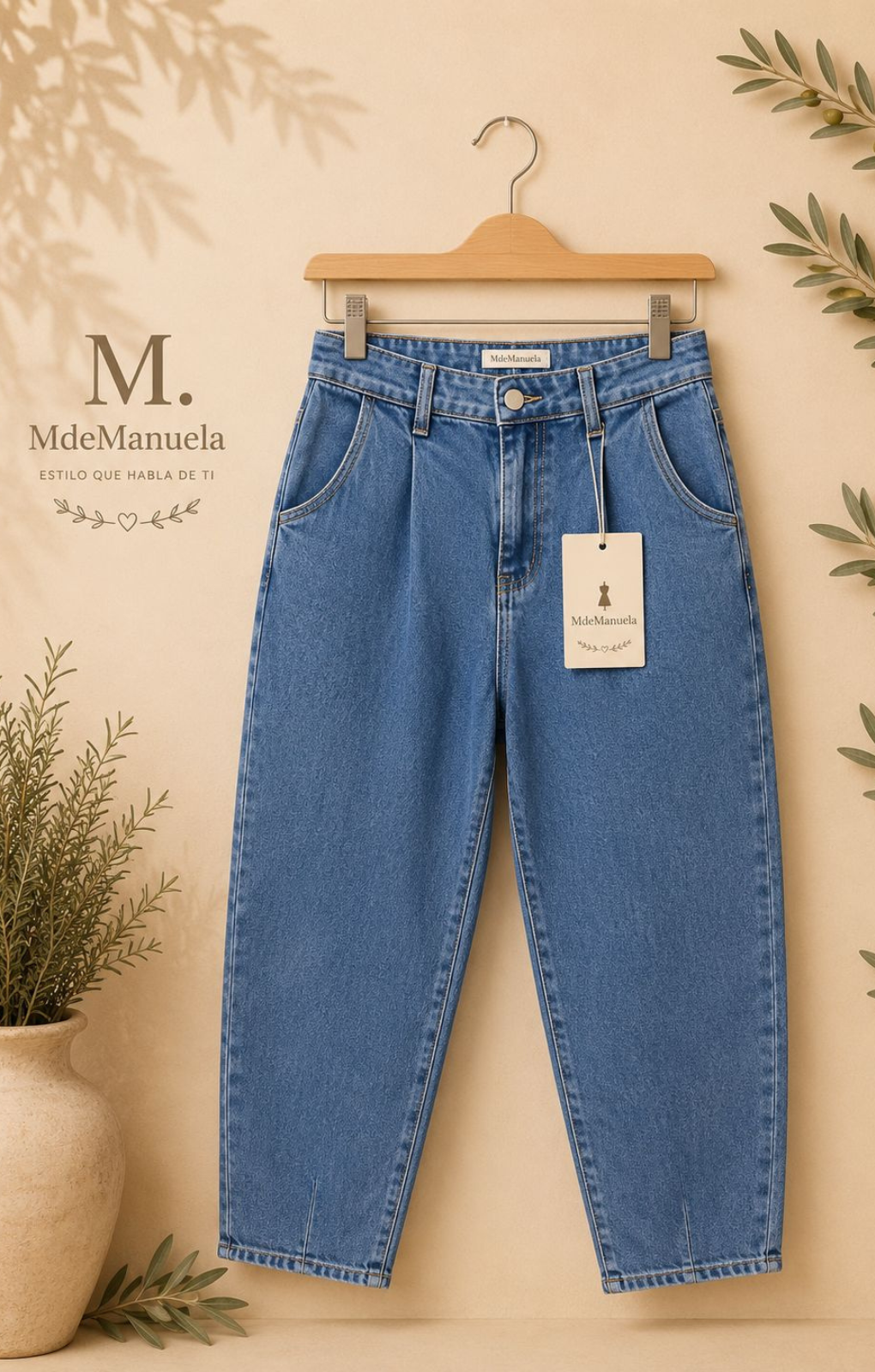 Pantalón vaqueros bailón