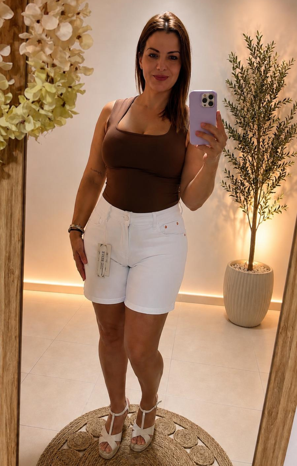Short Capri Blanco